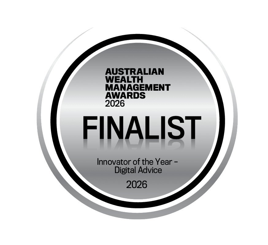 Australian Wealth Management Awards 2026 finalist badge, Innovator of the Year – Digital Advice